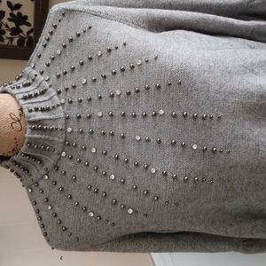 Bejeweled sweater